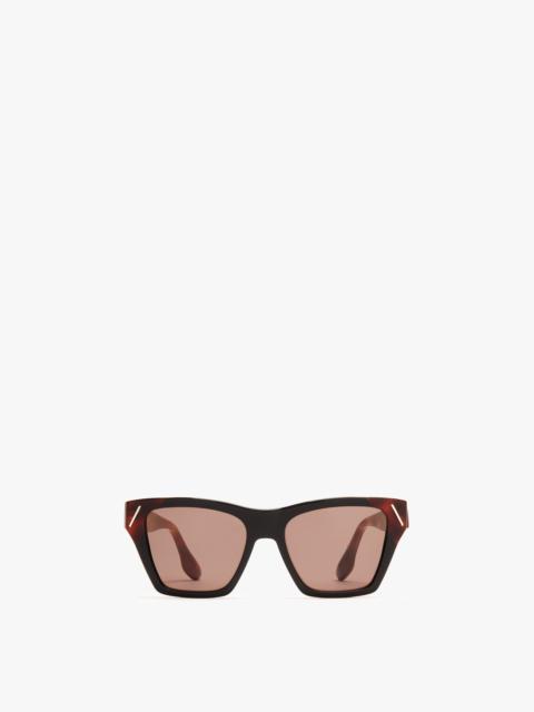 Victoria Beckham Classic Logo Sunglasses in Black