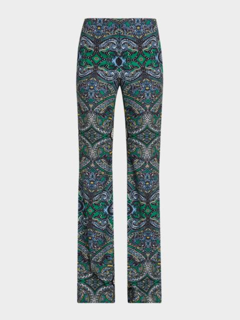 Alice + Olivia Teeny Paisley Flare Pants