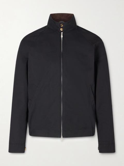 Brunello Cucinelli Cotton-Blend Twill Bomber Jacket