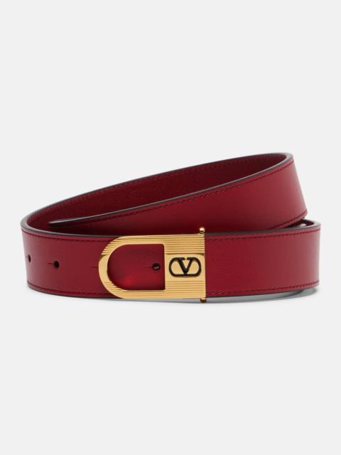 Valentino VLogo leather belt