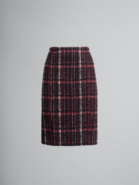 Marni SPECKLED TWEED TULIP SKIRT