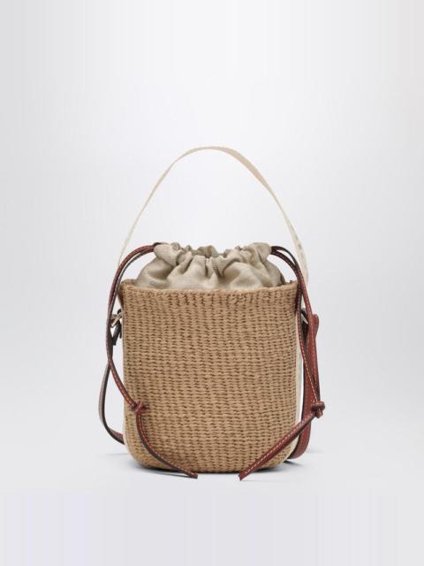 Chloé Small Woody Raffia Bucket Bag