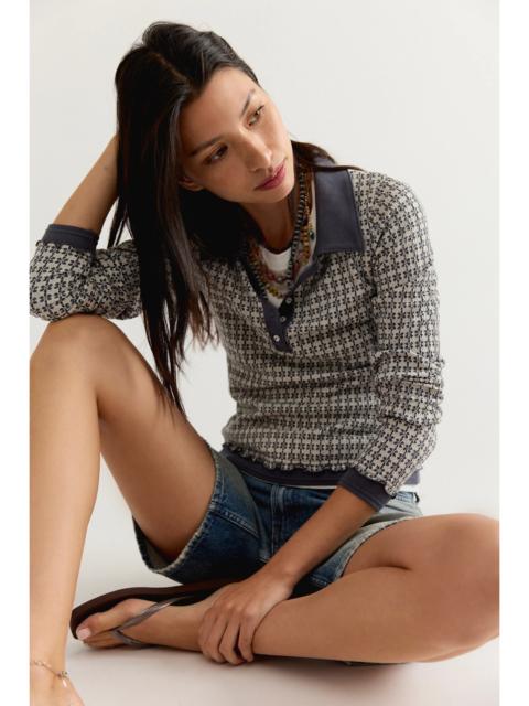 FREE PEOPLE Ginny Long Sleeve Top