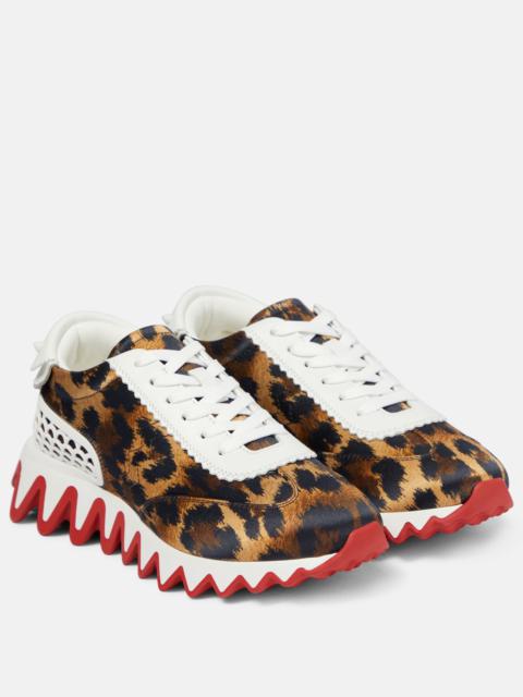 Loubishark leopard-print sneakers