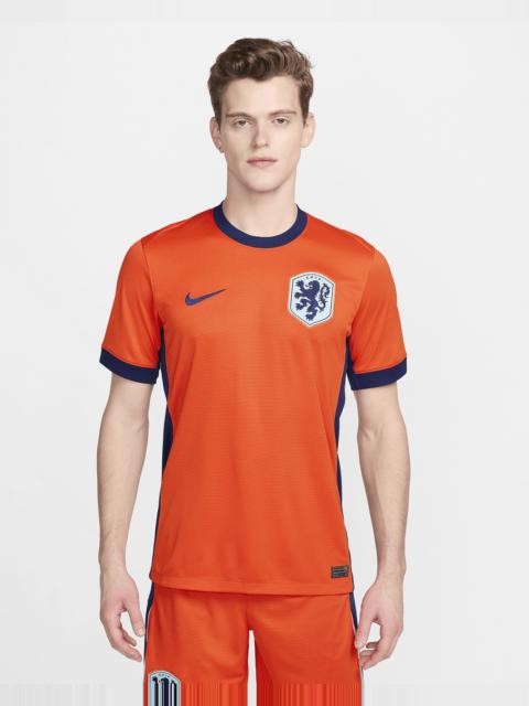 Netherlands (Team) 2024/25 Stadium Home Nike Men's Dri-FIT Soccer Replica Jersey