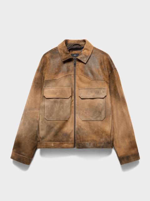 7 For All Mankind AVIATOR JACKET in Suede