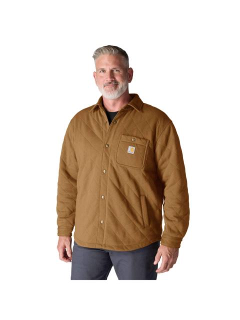 Carhartt Rain Defender® Loose Fit Heavyweight Quilted Snap Front Shirt Jac