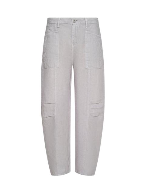 L'AGENCE Cody Cropped Linen Pant