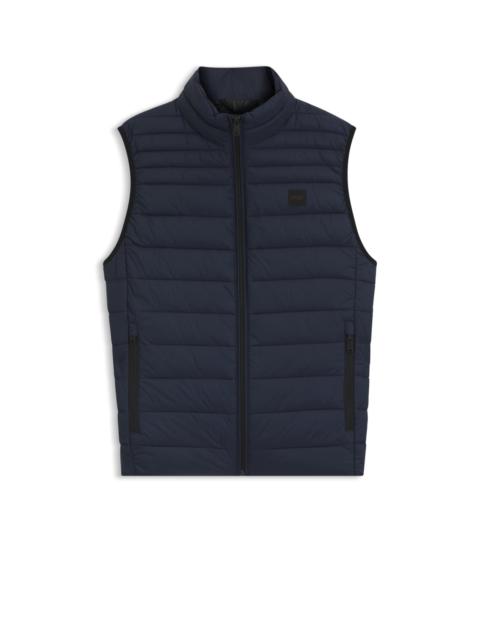BOSS WATER-REPELLENT VEST WITH LOGO PATCH