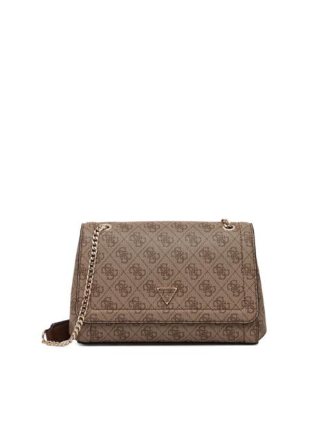 GUESS USA monogram chain satchel