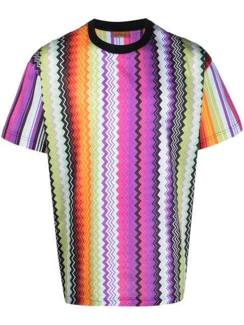 Missoni signature zigzag cotton T-shirt
