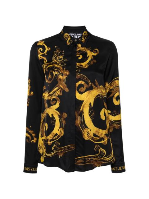 VERSACE JEANS COUTURE Watercolour Couture-print shirt