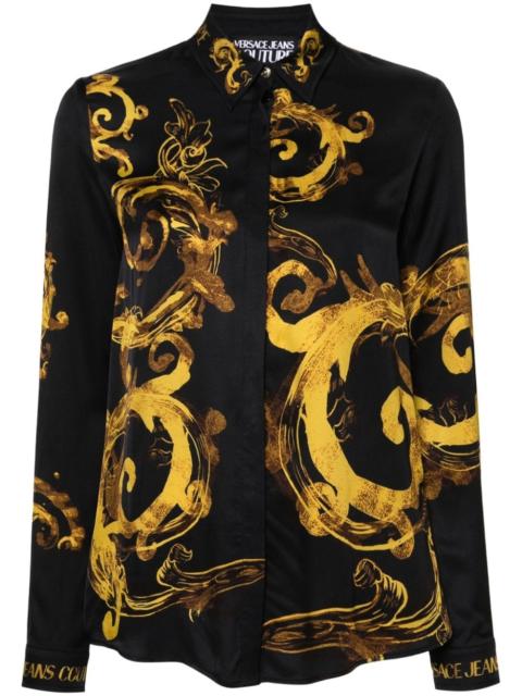 VERSACE JEANS COUTURE Watercolour Couture-print shirt