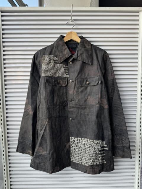 Other brands Japanese Brand - Hato Anarchy Wax Punk Riot Poem Blazer Jacket