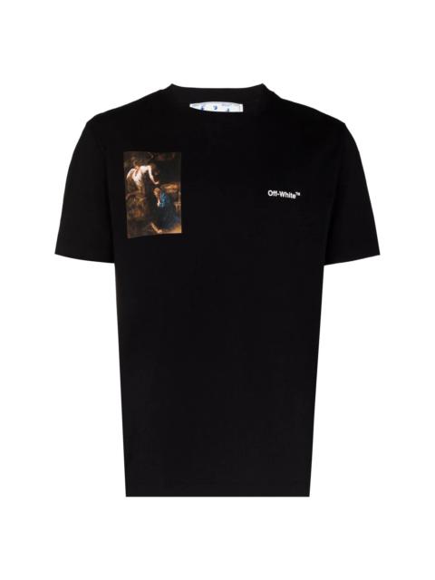 Caravaggio logo-print T-shirt