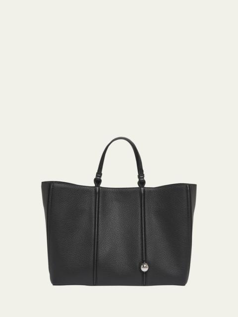JACQUEMUS Le Marino Leather Shopper Tote Bag
