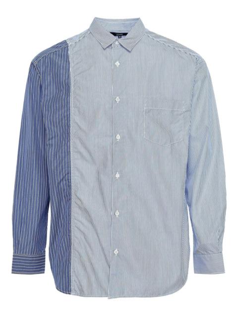 Comme des Garçons Homme striped panelled shirt