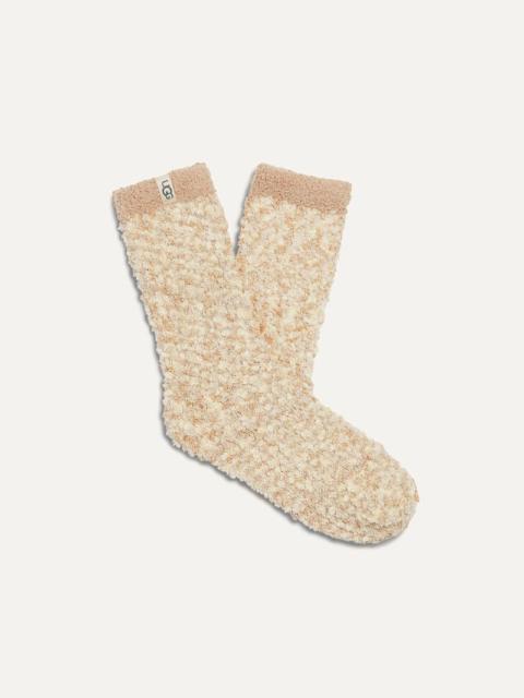 UGG ® Women's Cozy Chenille Sock Recycled Materials/Polyester Blend in Cream