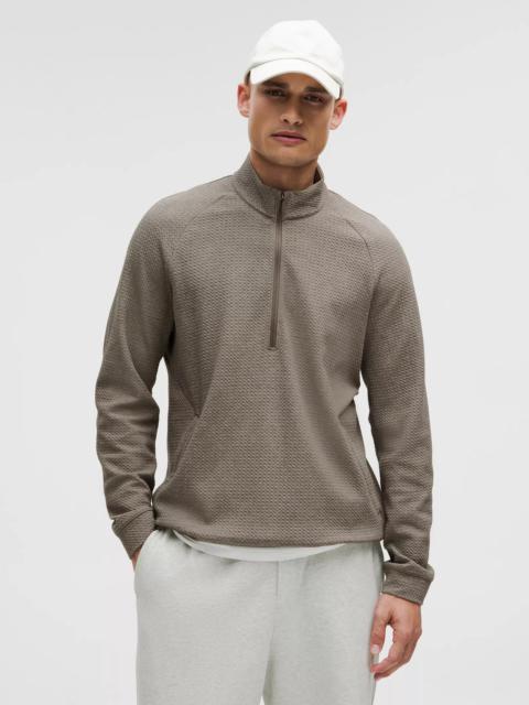 lululemon Textured Double-Knit Cotton Half Zip