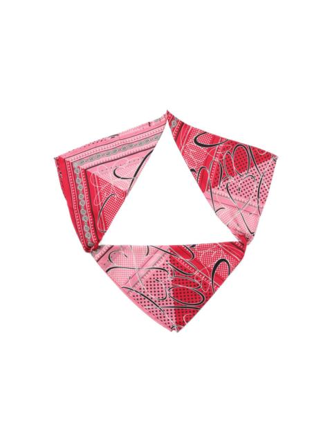 Faliero Sarti bandana-print silk scarf