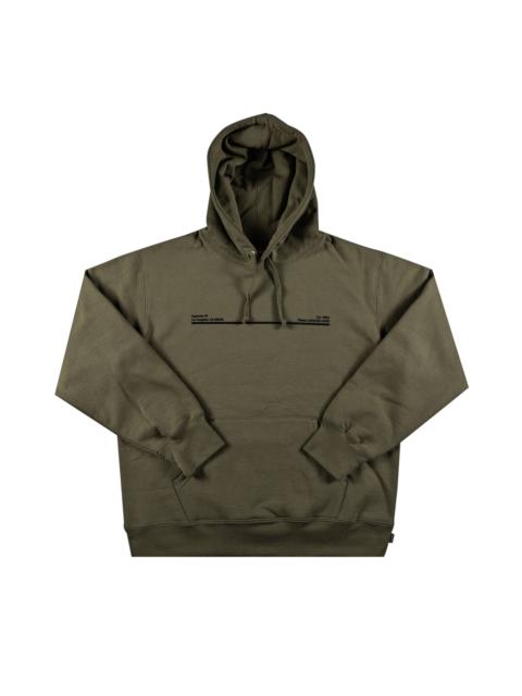 Supreme Shop Hooded Sweatshirt - Los Angeles 'Light Olive'