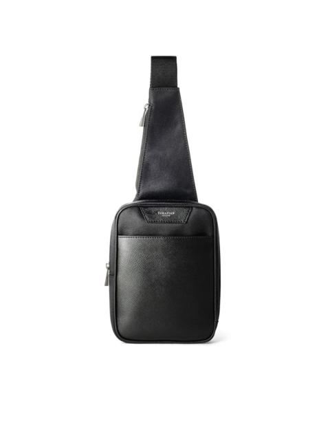 Sling Evoluzione-leather backpack