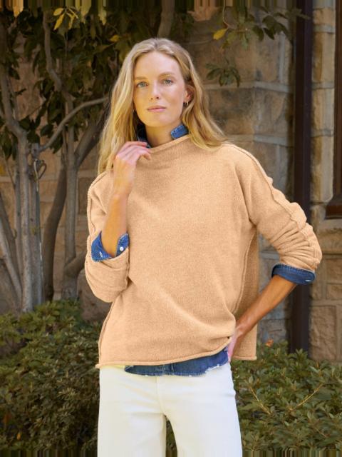 Frank & Eileen Rolled Funnel Neck Sweater