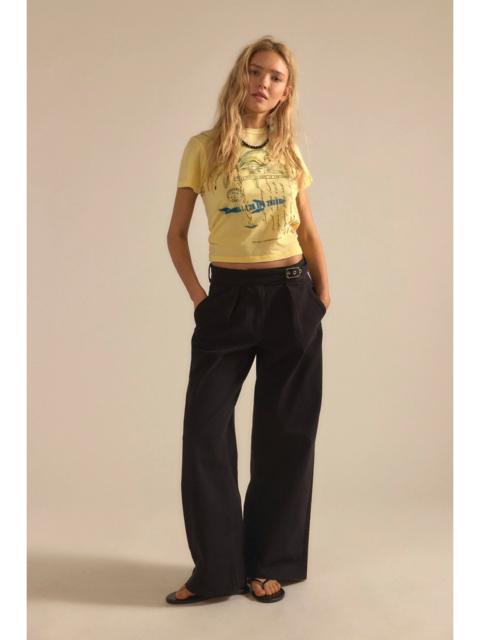 FREE PEOPLE Buckle Up Wide-Leg Trousers