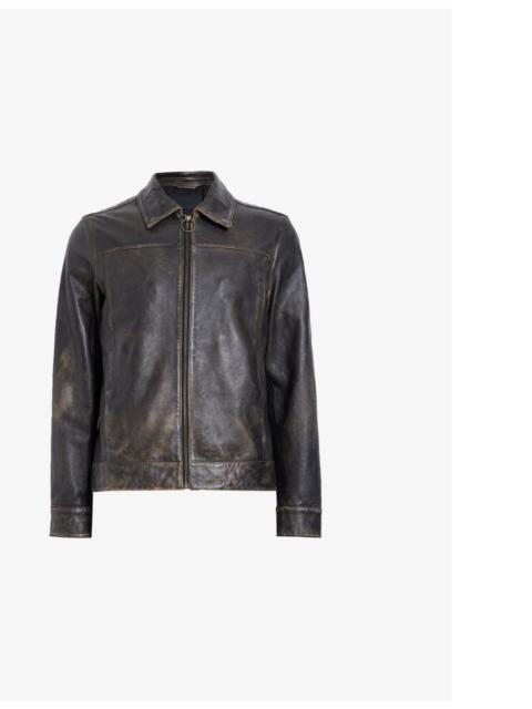 ALLSAINTS Alkan regular-fit zip-up leather jacket