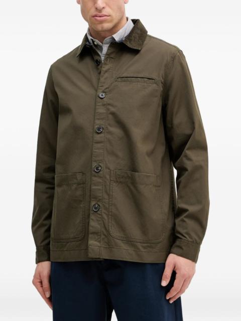 Barbour corduroy collar pocket shirt