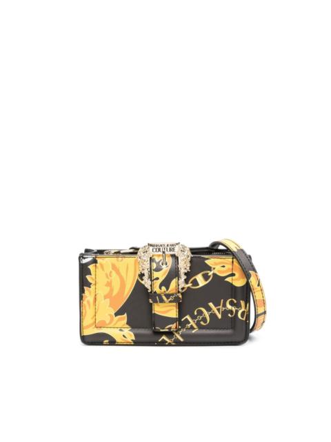 VERSACE JEANS COUTURE baroque-buckle crossbody bag