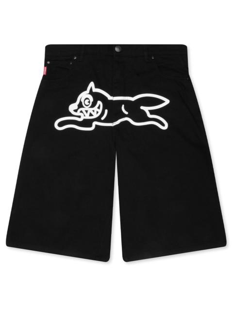 ICECREAM FENTON SHORT - BLACK