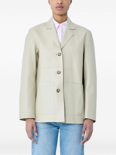 TOTEME single-breasted leather blazer