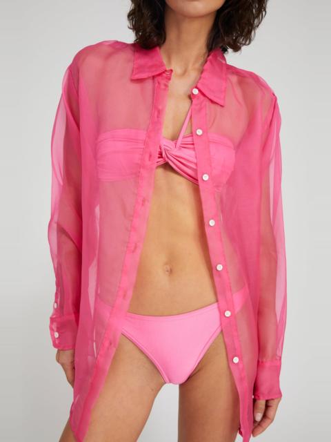 SPRWMN SILK ORGANZA OVERSIZED SHIRT