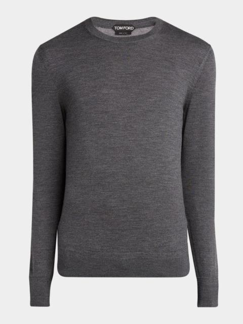 TOM FORD Men's Fine Gauge Wool Crewneck Sweater
