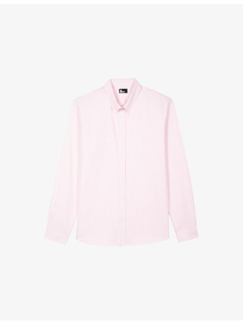 The Kooples Striped Slim-Fit Cotton Shirt
