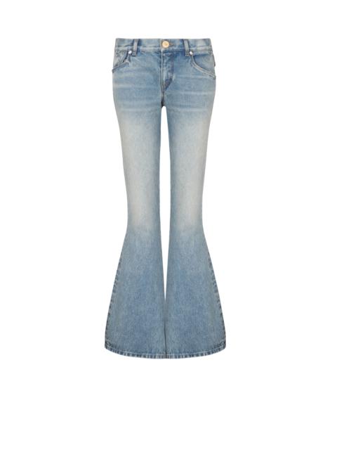 Western bootcut denim jeans