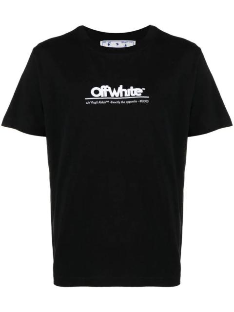 Off-White OFF-WHITE Chunky Logo Slim S/S Tee Black White