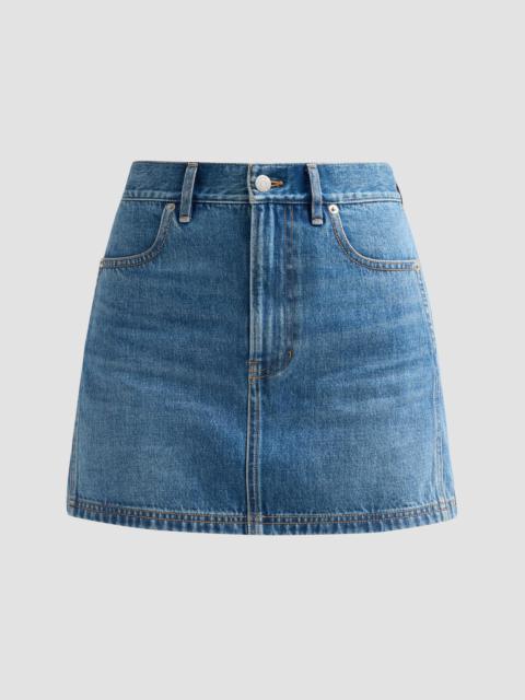 VERONICA BEARD Women's Zora Denim Miniskirt - Sedona River