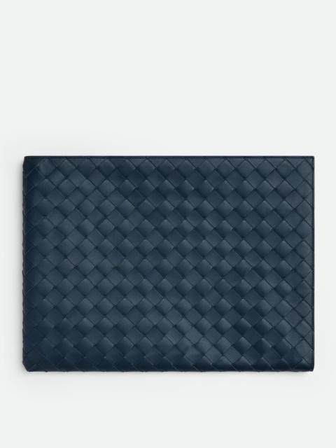 Bottega Veneta Intrecciato Half Zip Pouch