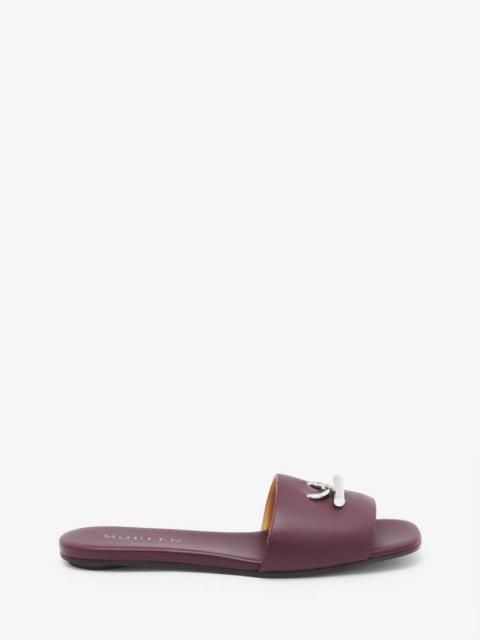 Alexander McQueen T-Bar Flat Sandal
