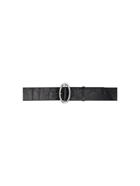 Black Pin-Buckle Belt