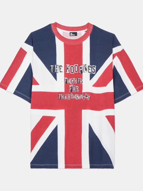 The Kooples UK FLAG PRINTED T-SHIRT