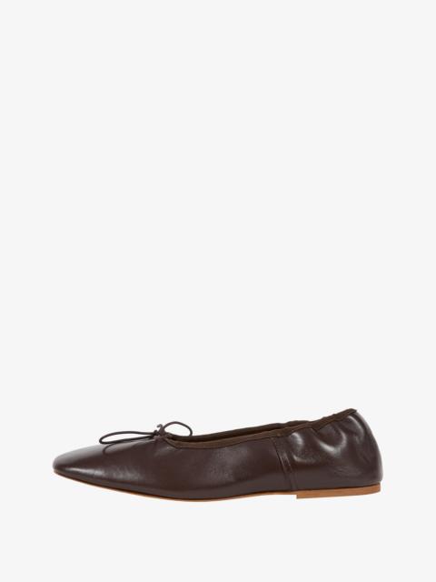 A.P.C. CLEO BALLET FLATS - BALLET FLATS IN SMOOTH LEATHER