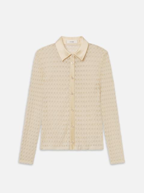 FRAME The Bubble Stitch Shirt