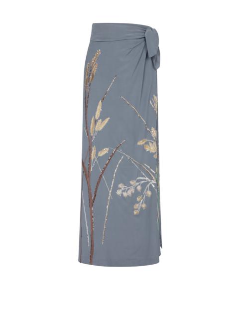 BERNADETTE Skirt Char Embroidered