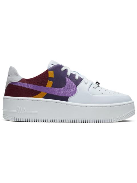 Nike Air Force 1 Sage Low LX Grey Dark Orchid (Women's)