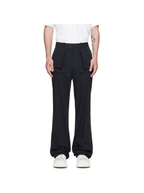 Navy Utility Car Trousers