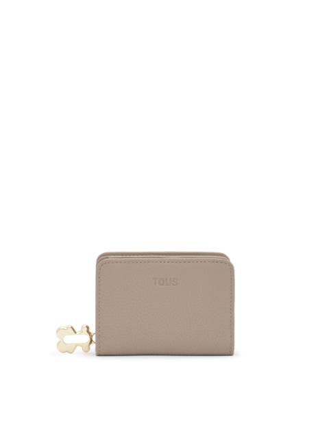 TOUS Taupe Wallet TOUS Fold