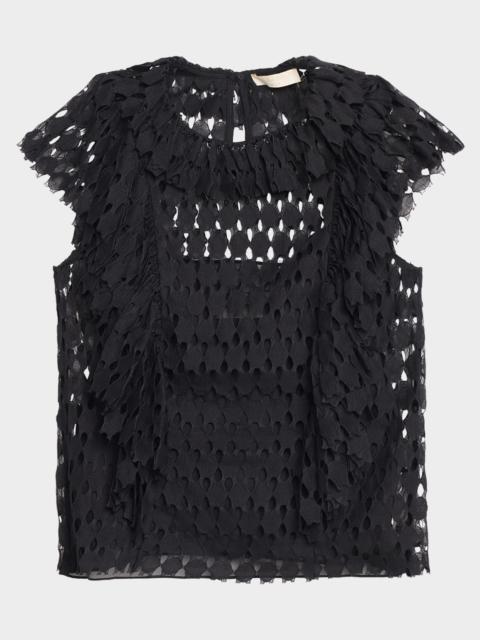 ULLA JOHNSON Daevy Lace Top